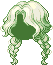 Tousled Noble Braids, green