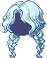 Tousled Noble Braids, blue