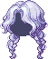 Tousled Noble Braids, purple