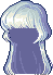 Superlong Unshort Hair, blue