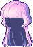 Superlong Unshort Hair, purple