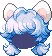 Frizzy Feline Hair, blue