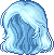 Honey Bun Hair, blue