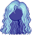 Ubiquitous Cream Curls, blue