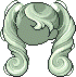 Snowstorm Pigtails, green