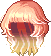 Sliding Hair, orange