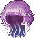 Sliding Hair, purple