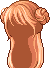 Milk Roll Girl Hair, orange