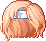 Sporty Bob Hair, orange