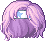 Sporty Bob Hair, purple