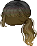 Black Elfine Ponytail, blonde