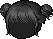 Black Plop Hair