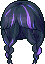 Young Duke Hair, purple