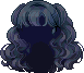 Steamed Milk Hair, blue