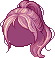 Renewal Ponytail, red