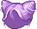 Loose Kitty Hair, purple