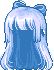 Coy Girl Hair, blue