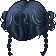 Stir-fried Noodle Hair, blue