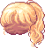 Bubbly Ponytail, orange