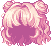 Cream Puff Hair, red