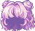 Cream Puff Hair, purple