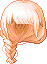 Softly Braided Hair, orange