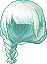 Softly Braided Hair, green