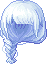 Softly Braided Hair, blue