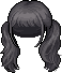 Silky Twin Tails Hair