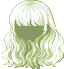 Cotton Fluff Hair, green