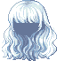 Cotton Fluff Hair, blue
