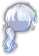 Foggy Arin Hair, blue