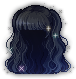 Night Arin Hair, blue