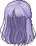 Light Drizzle Hair, purple