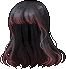Black Mysterie Hair, red
