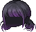 Black Cherry Pop Hair, purple