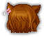 Mischievous Meow Hair, orange