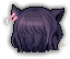 Mischievous Meow Hair, purple