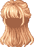 Slightly Combed Hair, orange