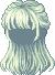 Slightly Combed Hair, green