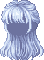 Slightly Combed Hair, blue