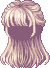 Slightly Combed Hair, brown