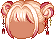 Dyed Dango Hair, orange