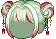 Dyed Dango Hair, green