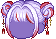Dyed Dango Hair, purple