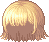 Short-Cut Broomstick Hair, blonde