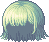 Short-Cut Broomstick Hair, green
