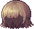 Short-Cut Broomstick Hair, brown